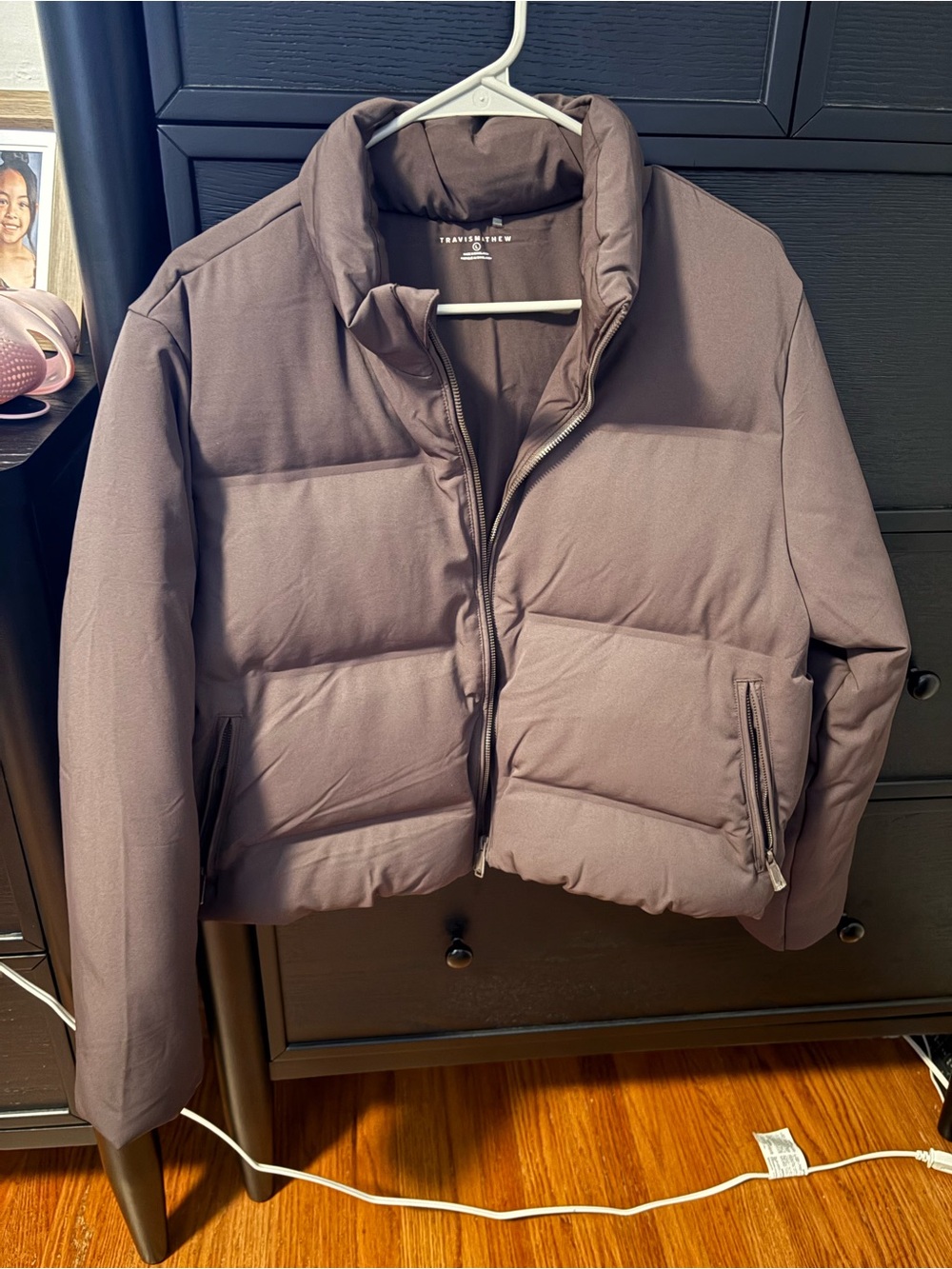 Travis Mathew Women's Brown Puffer Jacket